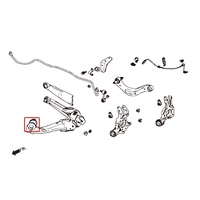 REAR TRAILING ARM BUSHING HONDA, CIVIC, STREAM, RN6-9 07-14, F FG, FB