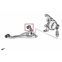 REAR LOWER ARM BUSHING HONDA, S2000, AP1/2