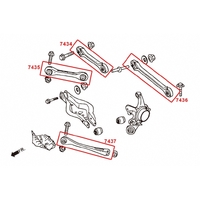 REAR TOE CONTROL ARM BMW, 1/2/3/4 SERIES, F22 14-, F2X, F3X
