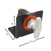 Proflow Master Battery Big T Isolator Switch Heavy Duty 2 Position On-Off with Mounting Bracket,12v to 48V 300Amp