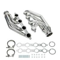 Proflow Exhaust Headers Stainless Steel Turbo V-Band LS1 LS2 Engine Swap Chev Holden 1 7/8in. Primary Turbo V Band Flange Set