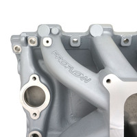 Proflow Intake Manifold MaxJr Single Plane Square Bore Aluminium Silver For Holden Commodore V8 VN Heads 253 304 308