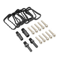 Proflow SuperMax Intake Manifold Kit Tunnel Ram For Holden Commodore LS3/L92 EFI 4150 Fabricated Silver Kit