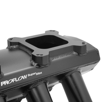 Proflow SuperMax Intake Manifold Tunnel Ram For Holden Commodore LS7 Carburetted 4150 Fabricated Black
