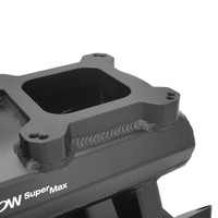 Proflow SuperMax Intake Manifold Tunnel Ram Fabricated Black Dual Carburetted SB Ford 289-302W