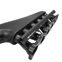 Proflow Intake Manifold Kit Fabricated Aluminium Black For Nissan TB48 Inlet Plenum 90mm Throttle Body Fuel Rail