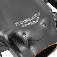 Proflow Billet CNC LS Intake Manifold Kit SuperMax Plus For Holden Commodore LS3/L92 102mm Bore Gloss Black