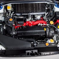 Radiator Cover (suits Subaru 15+ WRX/STI) (suits Intakes w/ Factory Inlet Chute) - Black PWED03B