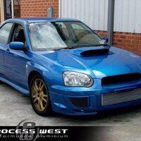 Front Mount Intercooler Kit (suits Subaru 01-07 GD WRX/STI) - Silver PWFMIC02