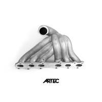 ARTEC Performance  Toyota 2JZ-GTE 70mm V-band Exhaust Manifold SKU:2JZ-GTE-70MM-VBAND-EX
