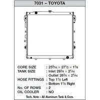 CSF Racing Aluminium Radiator Toyota Tundra 4.7L07-09/5.7L 10-19