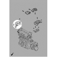 RIGHT SIDE ENGINE MOUNT MAZDA 3 '09-13 2.3T/2.5L