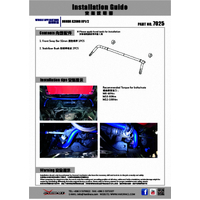 FRONT SWAY BAR HONDA, S2000, AP1/2