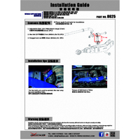 REAR ADJUSTABLE SWAY BAR LINK SUBARU, TOYOTA, 86, BRZ, IMPREZA, LEGACY, XV, ZC 6, SH 09-13, STI GE-GR 07-