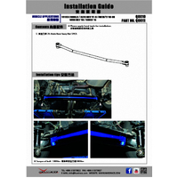 REAR TORSION BAR 25.4MM TOYOTA, COROLLA/ALTIS/AURIS, WISH, ZNE10 03-09, E120/E130 00-07