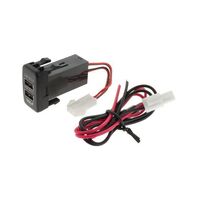 Hulk 4x4 Dual QC3 USB Socket - Blue (Hilux/Landcruiser 100 Series 98-13)