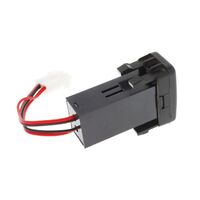 Hulk 4x4 Dual USB Socket QC3 OE RPL Green LED (Early Toyota)