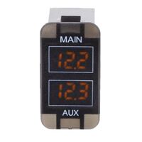 Hulk 4x4 Dual Battery Voltmeter Amber LED (Early Toyota)