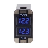 Hulk 4x4 Dual Battery Voltmeter Blue LED (Early Toyota)
