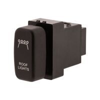 Hulk 4x4 Roof Light Push Button Switch - Blue (Pajero/Triton 02-15)