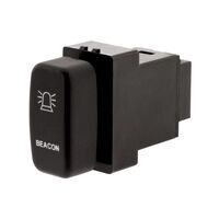 Hulk 4x4 Beacon Push Button Switch - Amber (Pajero/Triton 02-15)