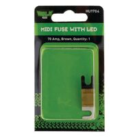 Hulk 4x4 Pkt 1 Midi Fuse Brown 70 Amp with LED 32 VDC
