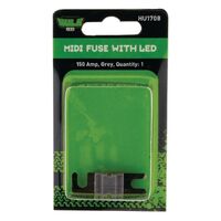 Hulk 4x4 Pkt 1 Midi Fuse Grey 150 Amp with LED 32 VDC