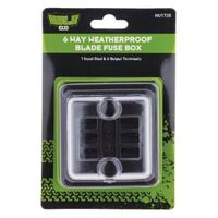 Hulk 4x4 6 Way Fuse Box W/Proof ATS Blade Fuse 1 In 6 Out with LED
