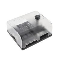 Hulk 4x4 6 Way Fuse Box ATS Standard Blade Fuse Bus Bar & LED Fault