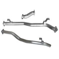 Hulk 4x4 Stainless Steel Exhaust Kit DPF Back (LC 76 Series)