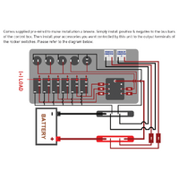 Hulk 4x4 6 Way 12/24V DC Control Box