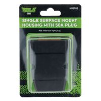 Hulk 4x4 Single Surface Mount Housing 50Amp Ando Style Plug Red