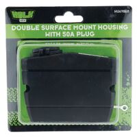 Hulk 4x4 Double Surface Mount Housing 50Amp Anderson Style Plug