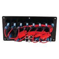Hulk 4x4 8 Way Switch Panel with 50A Plugs Acc Power Sockets & Usb