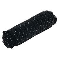 Hulk 4x4 Reflective Rope 15 Metres Black 60Kgs Working Load