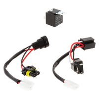Hulk 4x4 Pkt 2 7" Rnd LED Driving Lamp Kit 9-36V 106W 19 LEDs Green