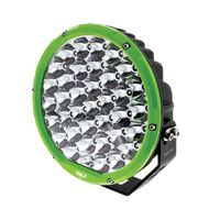 Hulk 4x4 9" Rnd LED Driving Lamp Drivng Beam 9-36V 160W 37 LEDs Green