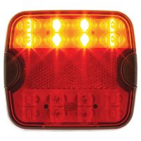 Hulk 4x4 LED Stop/Tail/Indicator Lamp 9-33V w/ Reflex Reflector 0.5M