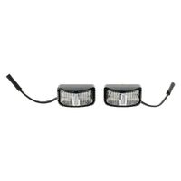 Hulk 4x4 Trailer Lamp Kit incl uding 8M Lead License Plate Lamp Marker Lamps 7 Pin Flat Plug