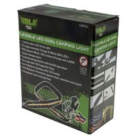 Hulk 4x4 LED Campng Strip Lamp 12V Dual Orang/Wht Illum 1.2M Hook/Clip