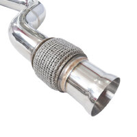 PSR Catless Race Down Pipe for Mercedes A45/CLA45/GLA45 AMG