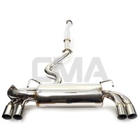 AVO 3" Stainless Steel Cat Back Exhaust - Quad Tip  FOR STi 08-14/WRX 11-14 Hatch