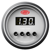 Turbo Timer Digital Auto 52mm White Muscle Series