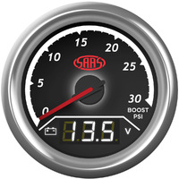 Dual Gauge Boost 0-30 Psi/Volt 8v-18v Analogue/Digital Trax Series