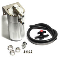 Oil Catch Tank 4x4 Baffled Polished Billet 500ml