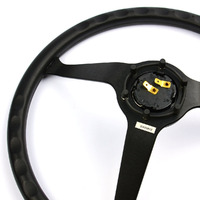 Steering Wheel Poly 15" Classic DD Black Alloy Solid