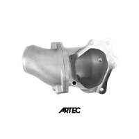 ARTEC 4"- 3.5" CAST OUTLET O2 HOUSING DUMP PIPE for MITSUBISHI EVOLUTION EVO 10 4B11T