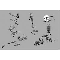 REAR UPPER ARM BUSHING KIT TOYOTA C-HR '17-, CAMRY '17-, PRIUS '15-22, GRYARIS '20-, COROLLA (ALTIS, AURIS, SPORT) E210 '18-, AVALON '19-, LEXUS ES '1