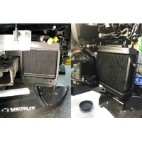 CSF Racing 2-Row 42mm Aluminium Auxiliary Radiator SINGLE Toyota Supra A90/BMW M240i G42/M340i G20/Z4 G29 (B58)