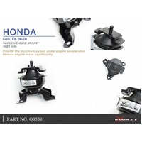 HARDENED ENGINE MOUNT- LEFT SIDE HONDA, CIVIC, EK3/4/5/9, EJ6/7/8/9, EM1